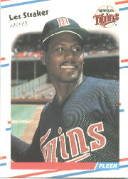 1988 Fleer Baseball Cards      024      Les Straker